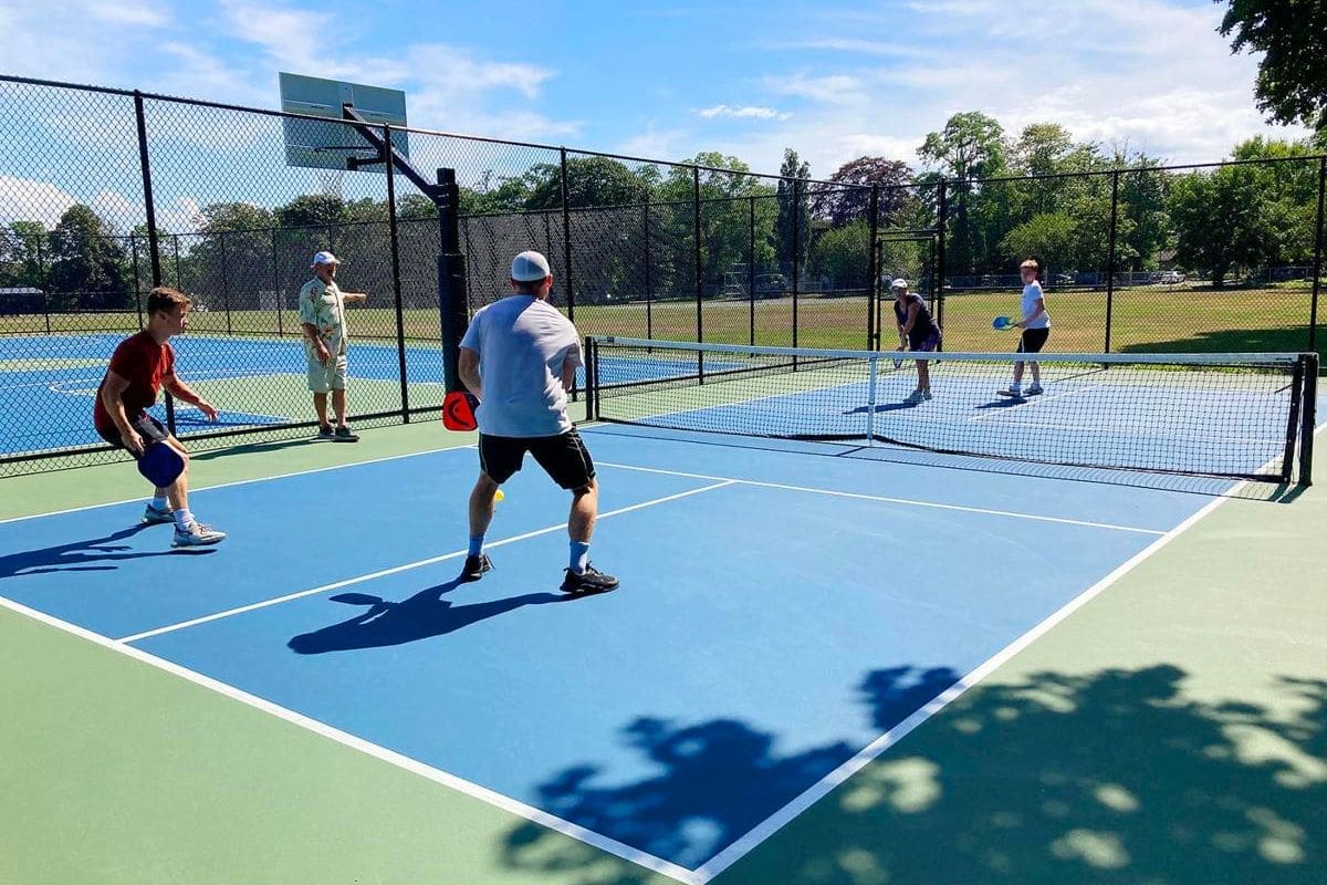 Harbor Beach Renovate Courts for Pickleball